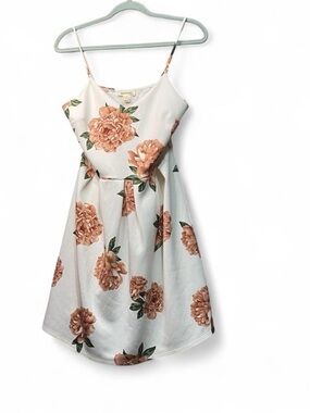 Monteau Los Angeles Floral Fit & Flare Dress Size Large